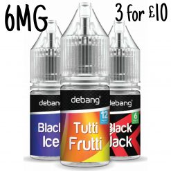 3 For £12! Debang E-Liquid 6mg 10ml